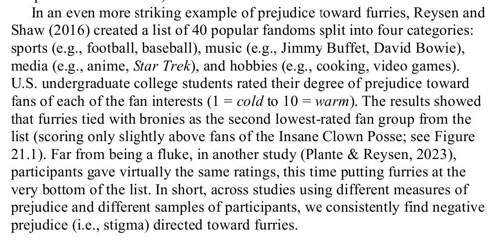Haters Gonna Hate: Furry Stigma